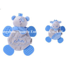 Factory Supply New Design of Baby Stuffed Plush Teether Toy